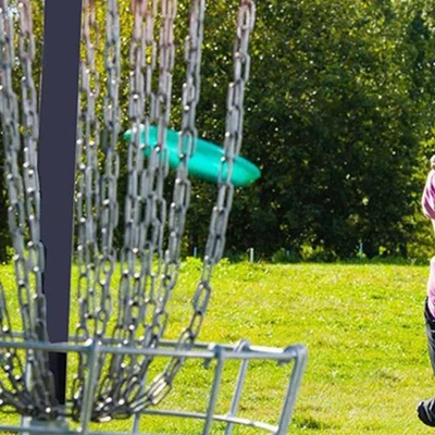 Disc Golf Basket Silence Golf Target Noise Canceling Quieter - Image 1 of 4
