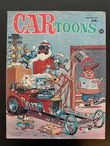 CARTOONS Magazin WEIHNACHTEN Santa DRAG RACING 426 Hemi SLED Dragster Dez 1966 - Bild 1 von 4
