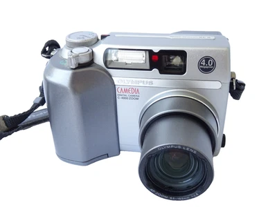Olympus C-4000 Zoom 4MP Digital Camera - Tested & Working - Image 1 of 4
