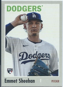 2024 Topps Archives #179 Emmet Sheehan RC - Los Angeles Dodgers Rookie - Bild 1 von 2