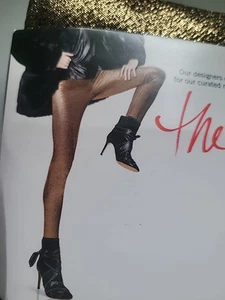 Hue Women L The Edit Metalic Gold Leggings Ankle Knit #2201 - Picture 1 of 9