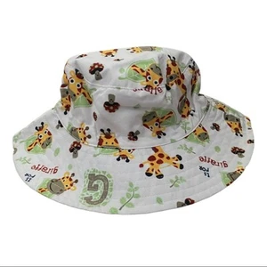 Giraffe With Mushrooms Toddler Baby Sun Hat NWOT - Picture 1 of 3