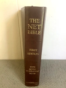Die Netzbibel Erstausgabe mit 60.932 Übersetzern Notizen brauner Ledereinband - Bild 1 von 8