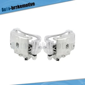 Rear Brake Calipers w/ Bracket Pair 2 For GMC Sierra Yukon For Cadillac Escalade - Picture 1 of 3