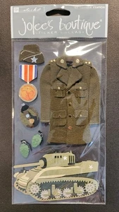 Jolee’s Boutique ARMY 7pcs Dimensional Scrapbooking Stickers RARE - Picture 1 of 2