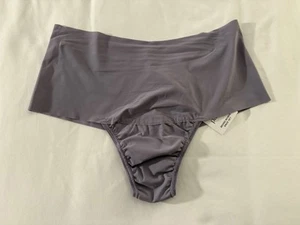 Hanky Panky Breathe Soft High Rise Tanga Höschen Unterwäsche Grau M NEU - Bild 1 von 5