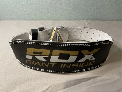 Cinturón de entrenamiento de peso medio tamaño interior gigante RDX levantamiento de potencia caviar Foto 1 de 4