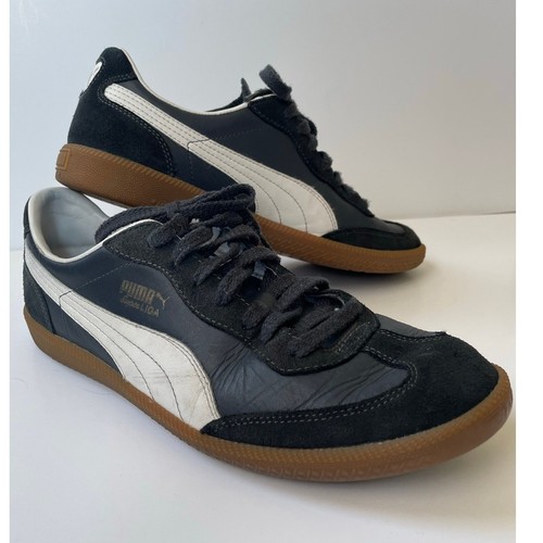 Puma Super Liga OG Retro Sneaker Uomo Taglia 9 Blu Navy
