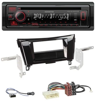 Kenwood MP3 CD USB Bluetooth DAB Autoradio für Nissan Qashqai X-Trail ab 2014 - Bild 1 von 4