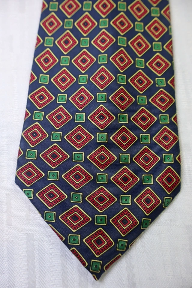 Corbata de seda Cerruti 1881 hecha en Francia clásica vintage Foto 1 de 4