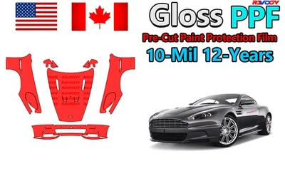Película de proteção de pintura PreCut PPF para Aston Martin DBS Coupe base 2008-2012 - Imagem 1 de 4