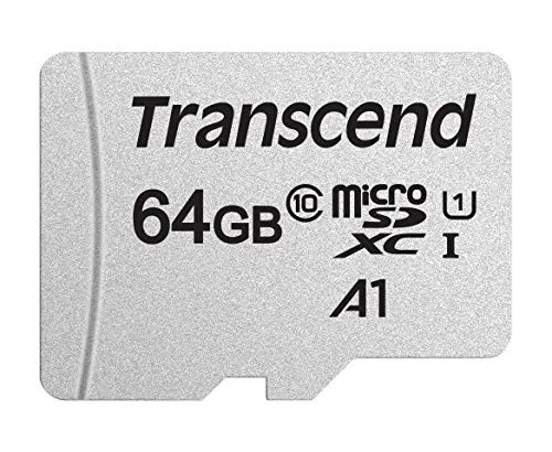 Transcend microSD Card 64GB UHS-I U1 A1 Class 10 with Free Data Recovery - Image 1 of 4