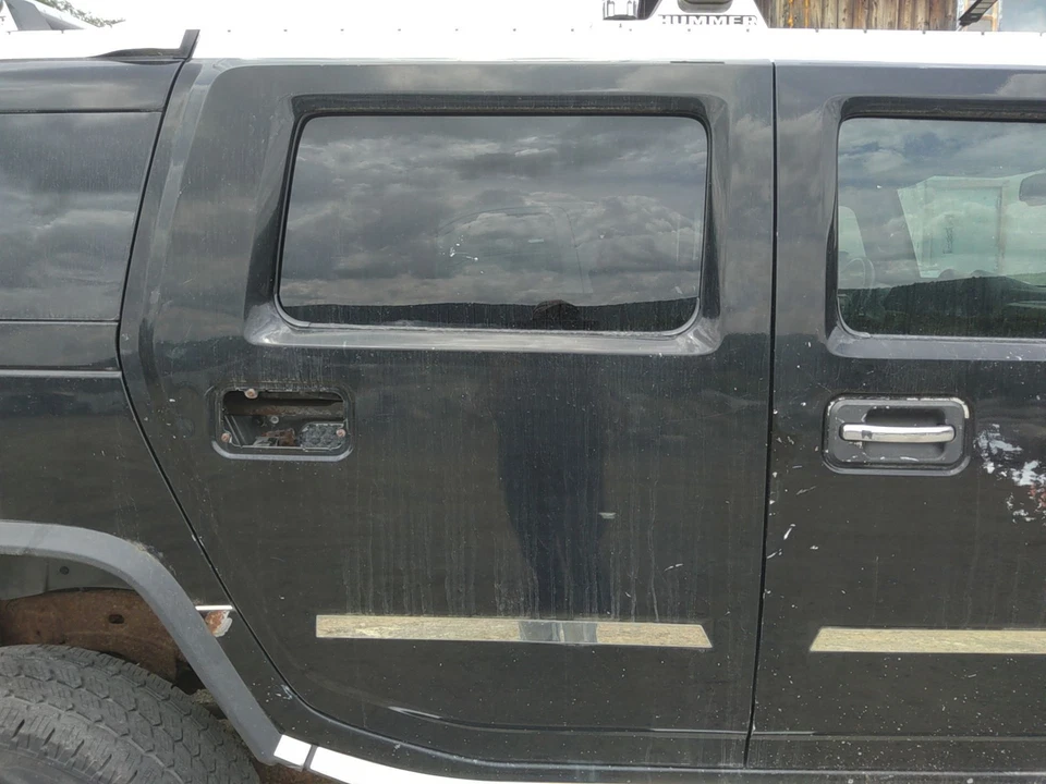 06 HUMMER H2 Rear Door Surface Rust Passengerblack41u — 第 1/1 张图片