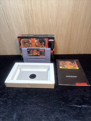 Final Fight (Super Nintendo SNES) Complete CIB - Tested - Authentic - Image 1 of 4