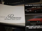 Lot of 2 Brochures  Austin Princess Car 1977 & 1978.