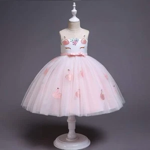 Quenny New Summer Princess Flamingo Dress Recital. Stage, Birthday 9067 - Picture 1 of 4