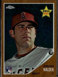 2011 Topps Heritage #C116 Jordan Walden Chrome #/1962 - Picture 1 of 2