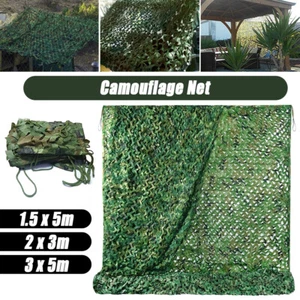 Army Camouflage Net Camo Netting Camping Shooting Hunting Hide Woodland - Picture 1 of 15
