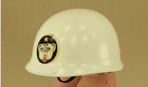 Vintage 1965 Hasbro GI Joe #7527 Ski Patrol Helmet with "Bear" Decal Complete C7