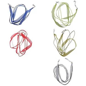 40cm Halskette Organzaband Baumwollkordel Rohling 6 Farben KAUFEN 3 6 oder 12 Stück 031D - Bild 1 von 16