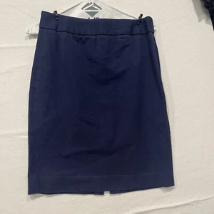 Banana Republic navy blue business women's straight pencil skirt sz 4 vintage s - Picture 1 of 13