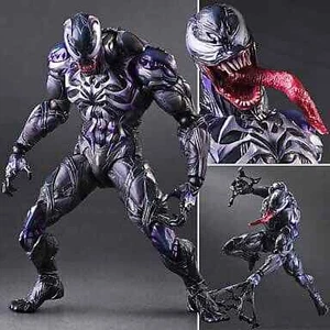 MARVEL UNIVERSE VARIANT PLAY ARTS Kai Venom Spider-Man Figure - Picture 1 of 10
