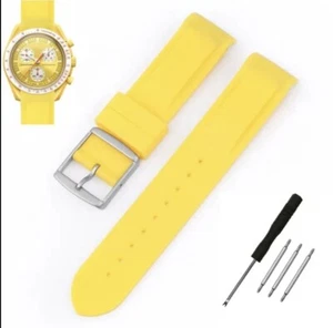 Correa de reloj de goma Moonwatch para Mission To Sun OMEGA X SWATCH SPEEDMASTER - Imagen 1 de 3