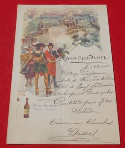 Véritable Liqueur des Pères Chartreux - Menu du Diner ! - Bild 1 von 1