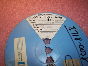 QTY(200) 1000pf 100V 5% COG 1206 SMD CERAMIC MLCC CAPACITORS 12061A102JAT050 AVX - Picture 1 of 1