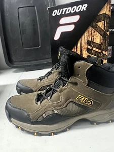 Nuove scarpe da trekking Fila country 19 mid outdoor uomo taglia 11 trail walking scarponi - Foto 1 di 13