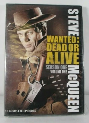 Wanted: Dead or Alive Season One volume One, Steve McQueen 18 episodes NEW - Image 1 of 2