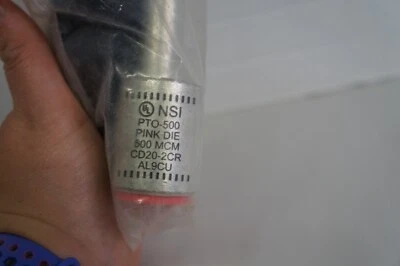 NSI PTO-500 Pin Terminal 500 MCM STR AL9CU Pink 600V - Image 1 of 4
