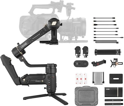 Zhiyun Crane 3S PRO Extra KIT Handheld 3-Axis Gimbal Stabilizer for DSLR Camera - Image 1 of 4