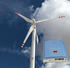 Generador de turbina eólica 5000 W 48 V energía eólica con controlador de carga híbrido fuera de la red - Imagen 1 de 24
