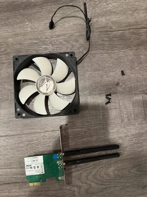 ZALMAN 120mM Quiet Chassis fan 3-pin ZM1225ASL + Asus PCE-N15 Wireless Card - Image 1 of 4