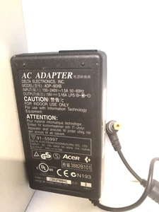 Delta Acer ADP-60XB , ADP-60DB , 19V , 3.16A  Notebook Laptop Netzteil Ladegerät - Bild 1 von 9
