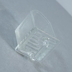 alte Gerrix Pressglas Schütte Glasschütte transparent für Küchenschrank Vintage - Picture 1 of 9