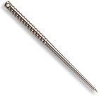 Solid Titanium Ice Pick 9.25 Inches Long Sharp Tip Scalloped Handle Lanyard Hole