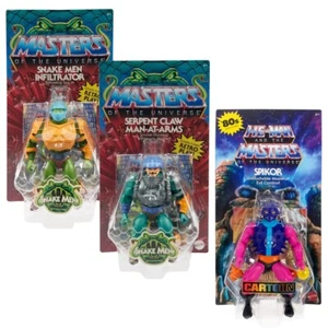 Masters of the Universe Snake Men & Spikor Cartoon - 3 Pack Bundle - Picture 1 of 7