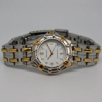 NINE WEST 9W/1272 Two-Tone Quartz Analog Women's Watch Sz. 6 1/2" New Battery - Image 1 of 4