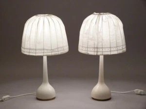 HANS AGNE JAKOBSSON 2 vintage TISCHLAMPEN B 44 Markaryd Schweden 60er Jahre - Picture 1 of 12