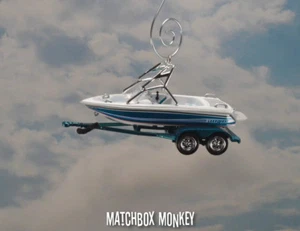 Waterski Wakebord Boat Christmas Ornament Mastercraft Moomba Supra Water Ski - Picture 1 of 10