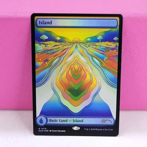 Secret Lair - Strange Sands - Island FOIL 1479 - Magic The Gathering MTG - Picture 1 of 18