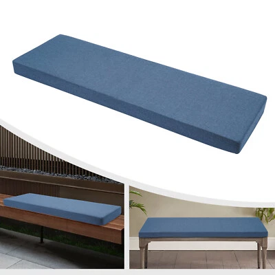 Cojín de banco de jardín de 60 x 18 pulgadas cojín de silla de patio al aire libre cojín de asiento oscilante Foto 1 de 4