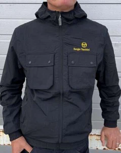 Sergio Tacchini Terrace Pocket Jacket Black - Picture 1 of 4