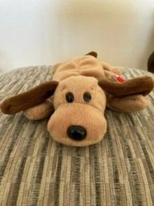 TY Original Beanie Baby Collection "BONES" the Dog #4001. ZURÜCKGENOMMEN. - Bild 1 von 3