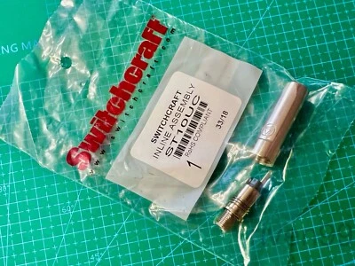 Switchcraft ST10UC 5.5 x 2.0mm High-Amperage Coaxial Barrel Jack, Copper, 13A - Image 1 of 4