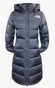 THE NORTH FACE METRO III PARKA Down Winter Puffer Coat Vanadis Grey Large - Picture 1 of 4