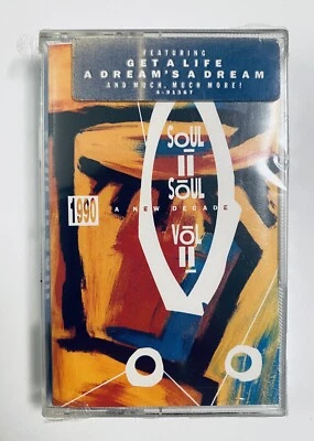Soul II Soul A New Decade Vol II Cassette Tape (1990) SEALED Get A Life + Hype Foto 1 de 4
