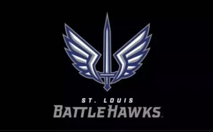ST LOUIS BATTLEHAWKS-Deluxe 3’x5’ Outdoor Flag-UFL-Tailgate-EXCLUSIVE!! - Picture 1 of 2